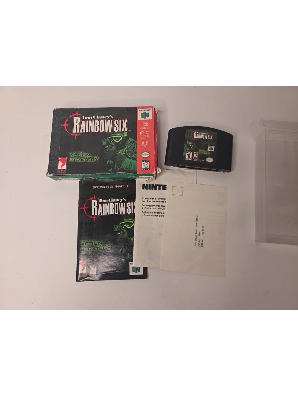 Tom Clancy's Rainbow Six Nintendo 64 CIB W/ Inserts